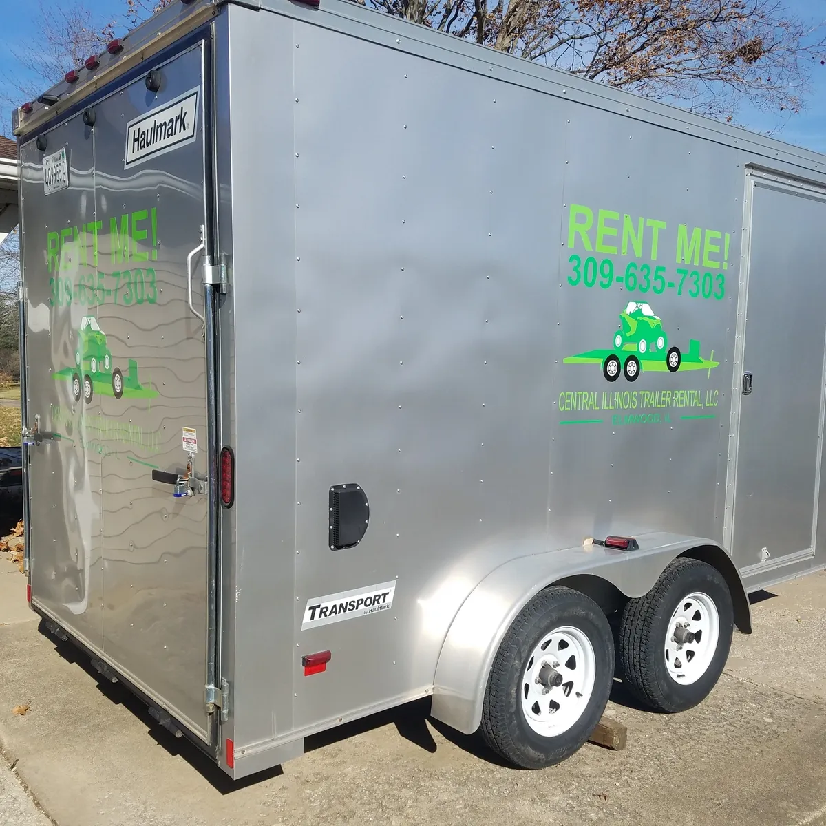 Enclosed cargo trailer rental near Peoria, IL – Central Illinois Trailer Rental, LLC